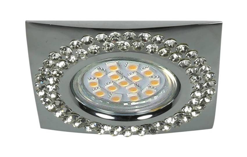 Lampa sufitowa stropowa punktowa do salonu SOC-04 kwadratowa 1-punktowa