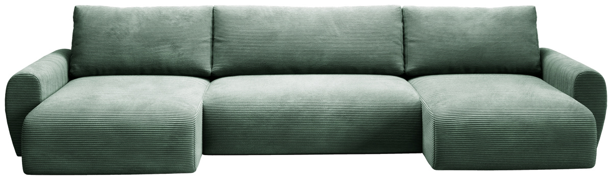 Duży narożnik nowoczesny z funkcją spania w kształcie U do salonu PATI