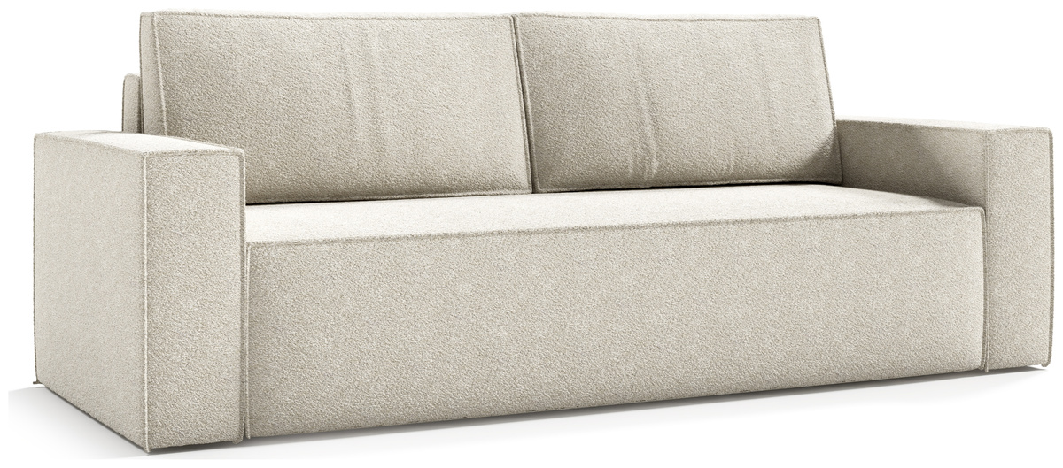 Sofa boucle z funkcją spania do salonu LAMB