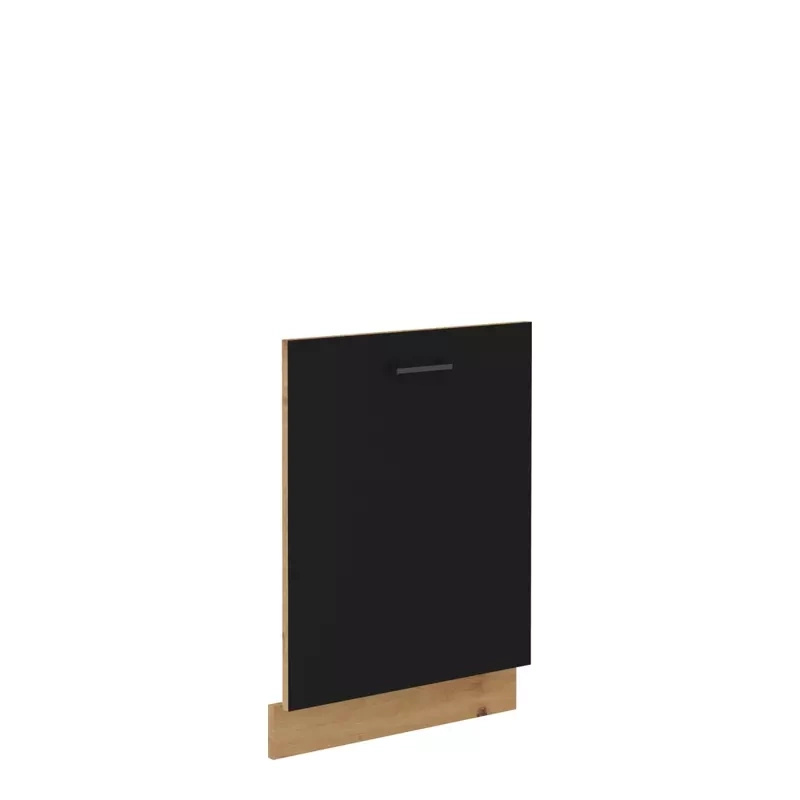 Front do zmywarki zakryty 60 artisan czarny MILANO