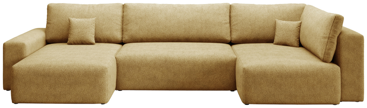 Nowoczesny narożnik do salonu w kształcie litery U CAMILO MAXI