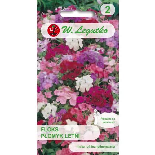 1 szt, Floks (Płomyk) letni, mix - Nasiona: Ilość w opakowaniu: 0.5 g
