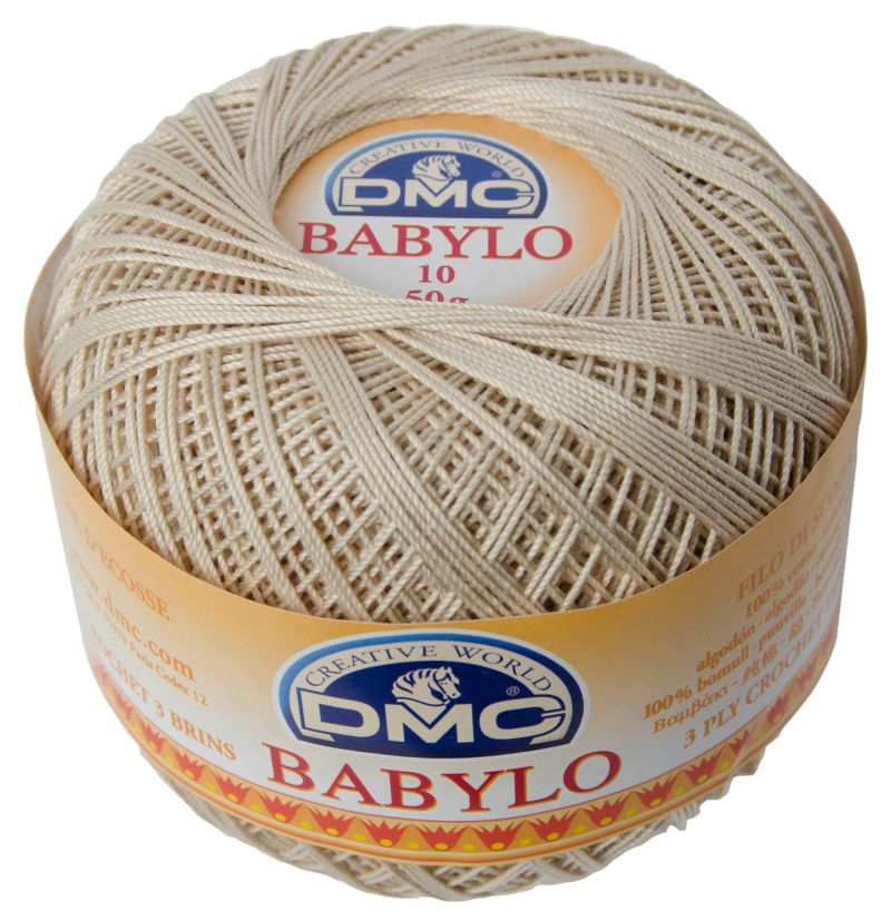 DMC babylo 10 kol. 842 jasny beż 50 gr. / 267 m.