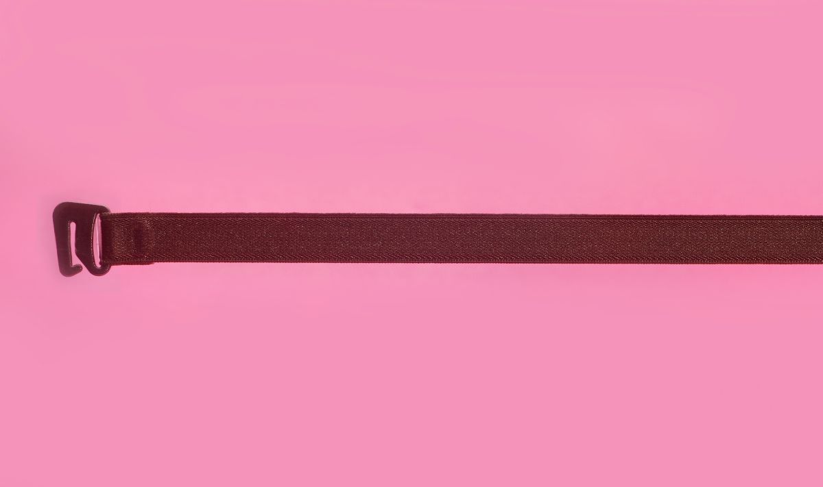 ramiączka materiałowe RB 39 brązowe 10mm