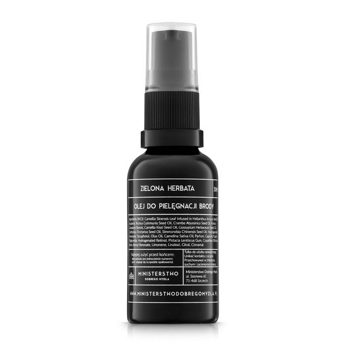 Olej do brody zielona herbata