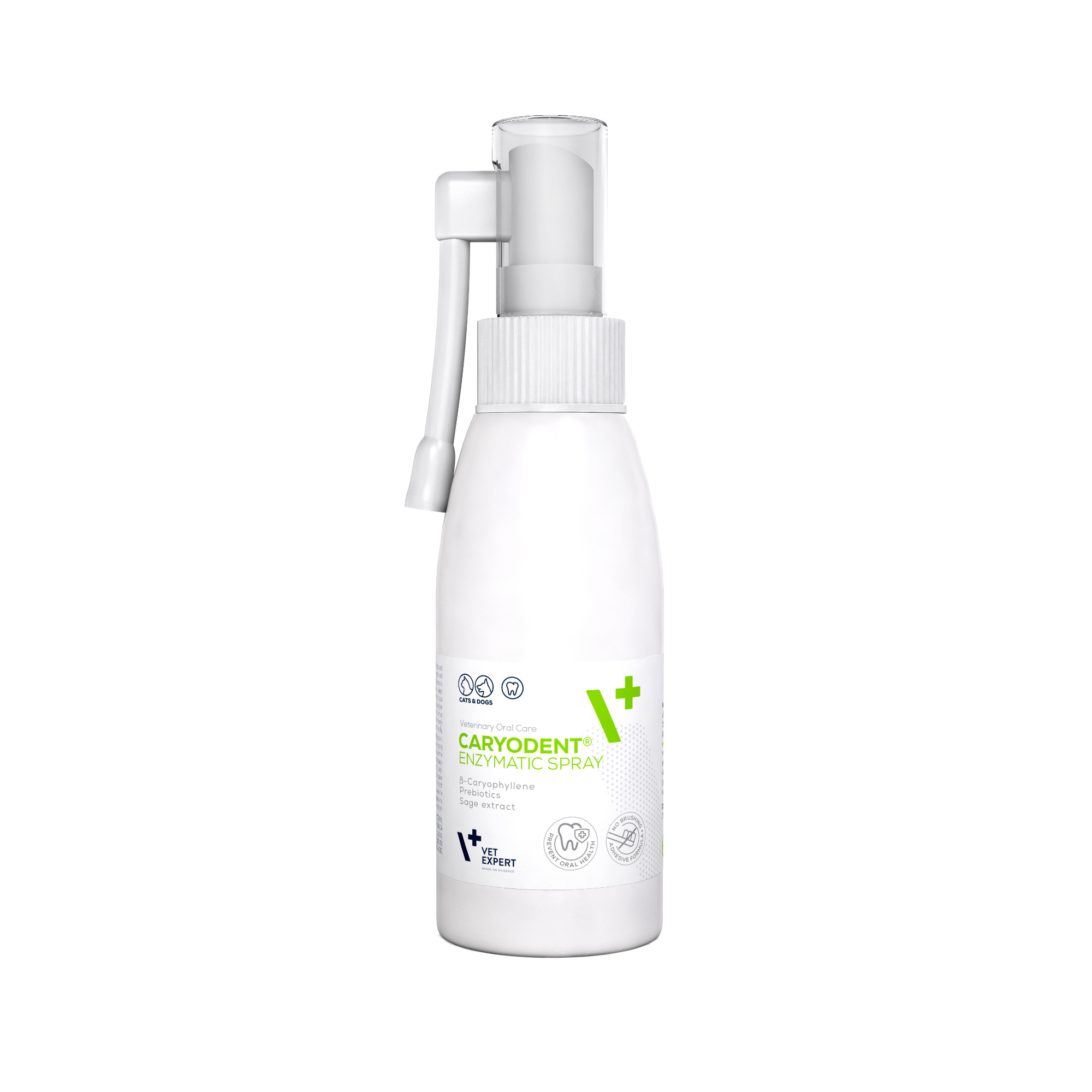 VET EXPERT CARYODENT ENZYMATIC SPRAY - spray do higieny jamy ustnej dla psa i kota 75 g