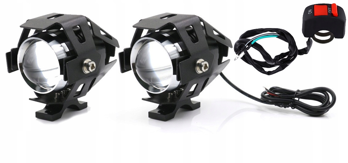 Halogeny motocyklowe lampy reflektory lightbar LED U5