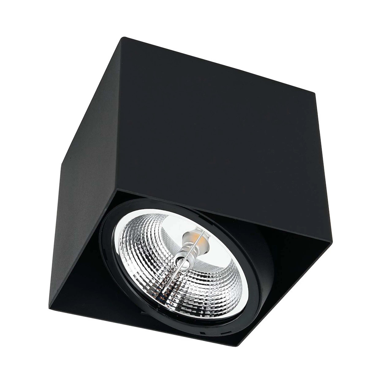 MiLAGRO Oprawa natynkowa PLAZA 1xAR111 15W LED czarna