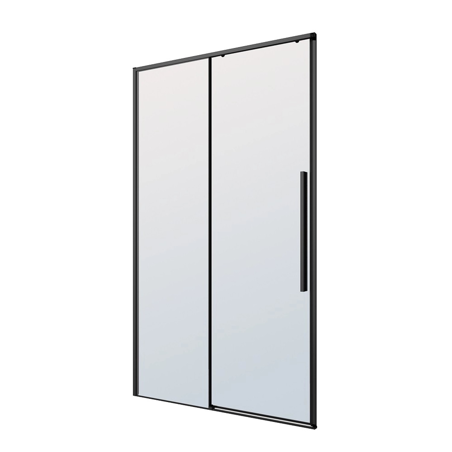 KABI Drzwi prysznicowe Viva lewe/prawe 100 x 195 cm czarne