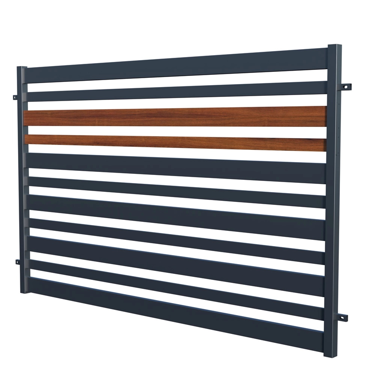 Polargos Przęsło Ora antracyt/drewno - 200 x 120 cm