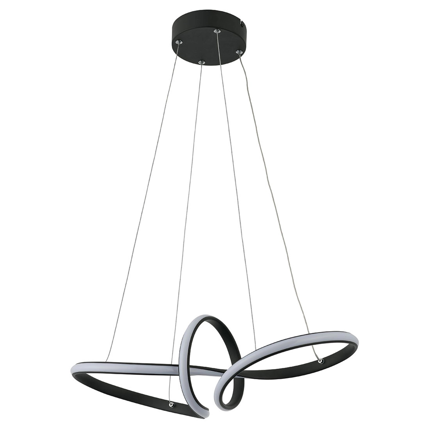 Reality Lampa wisząca LED ADILA 30W 4000K 2400lm czarna