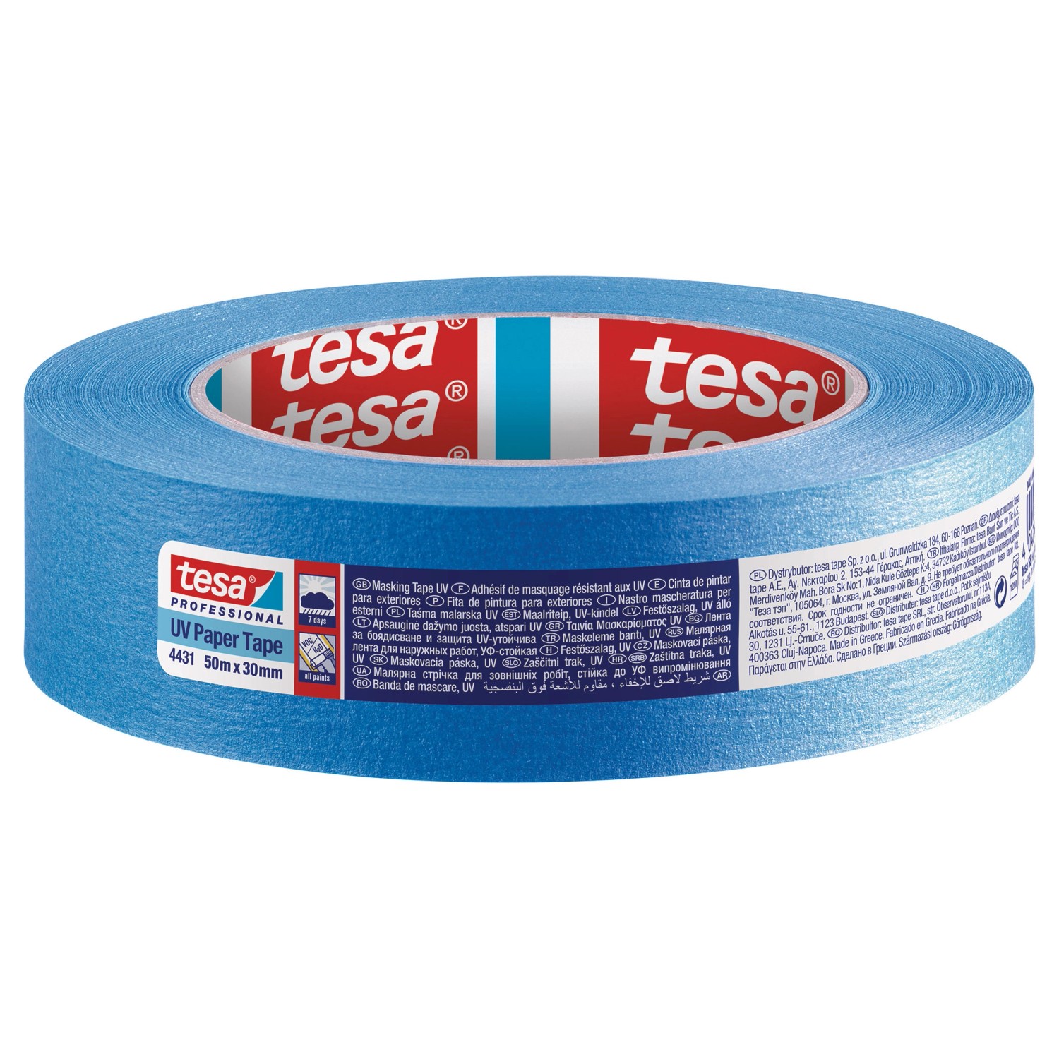 Tesa taśma malarska UV7 DNI niebieska 50m x 30mm