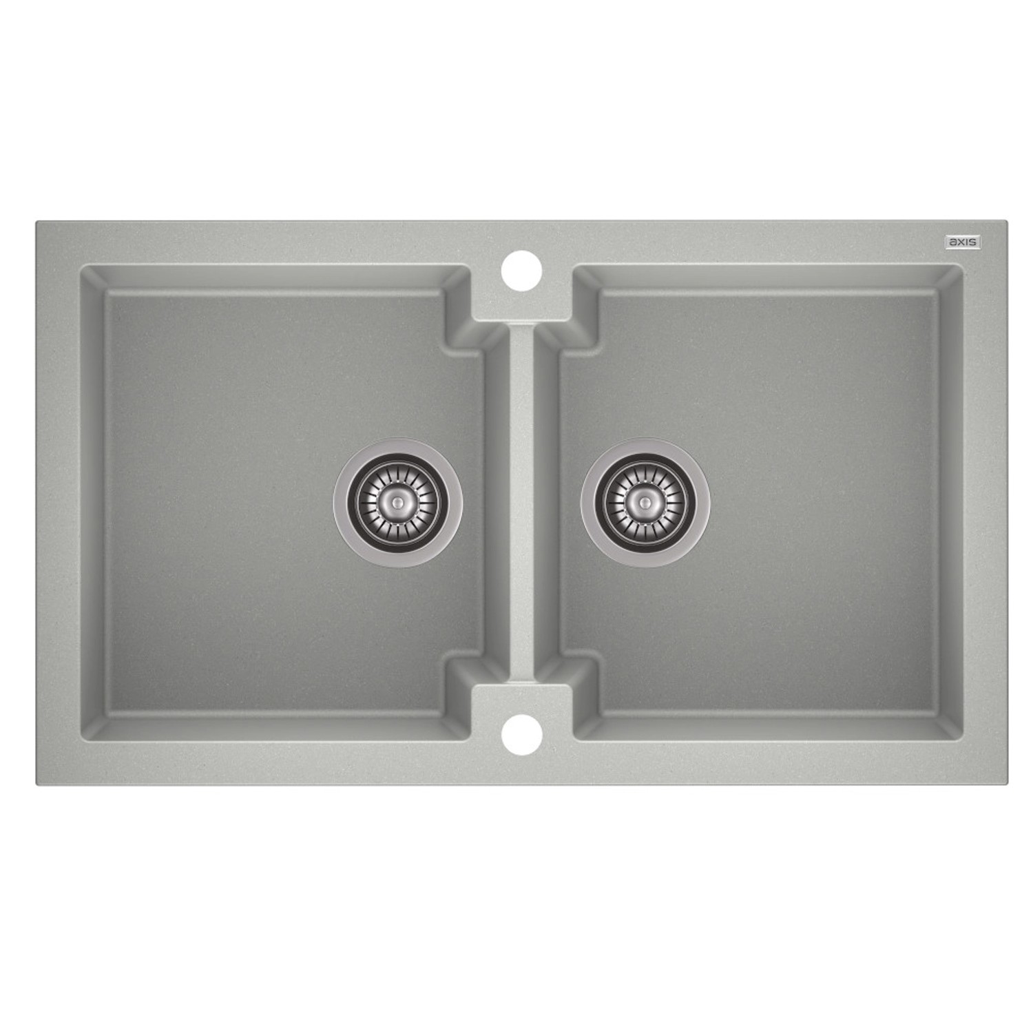 Zlewozmywak Honest 16 2-kom. szary 86x50 cm
