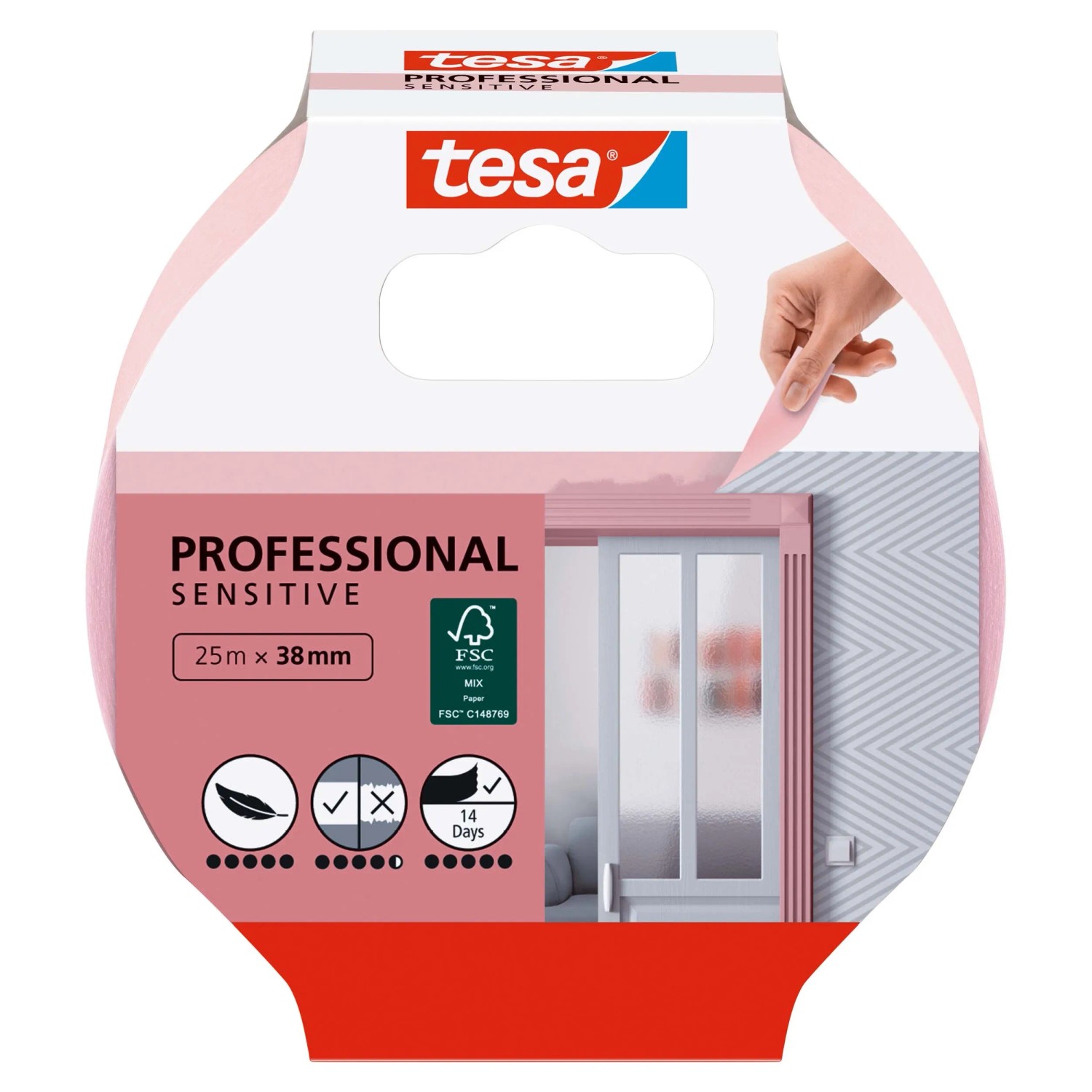 Tesa Taśma malarska Perfect Sensitive 25 m x 38 mm