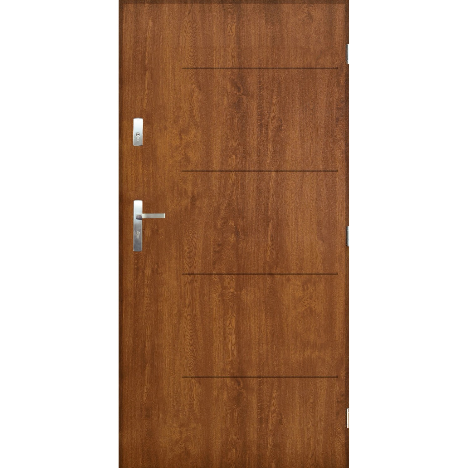 Sedro Drzwi zewnętrzne stalowe Kordoba złoty dąb 80P