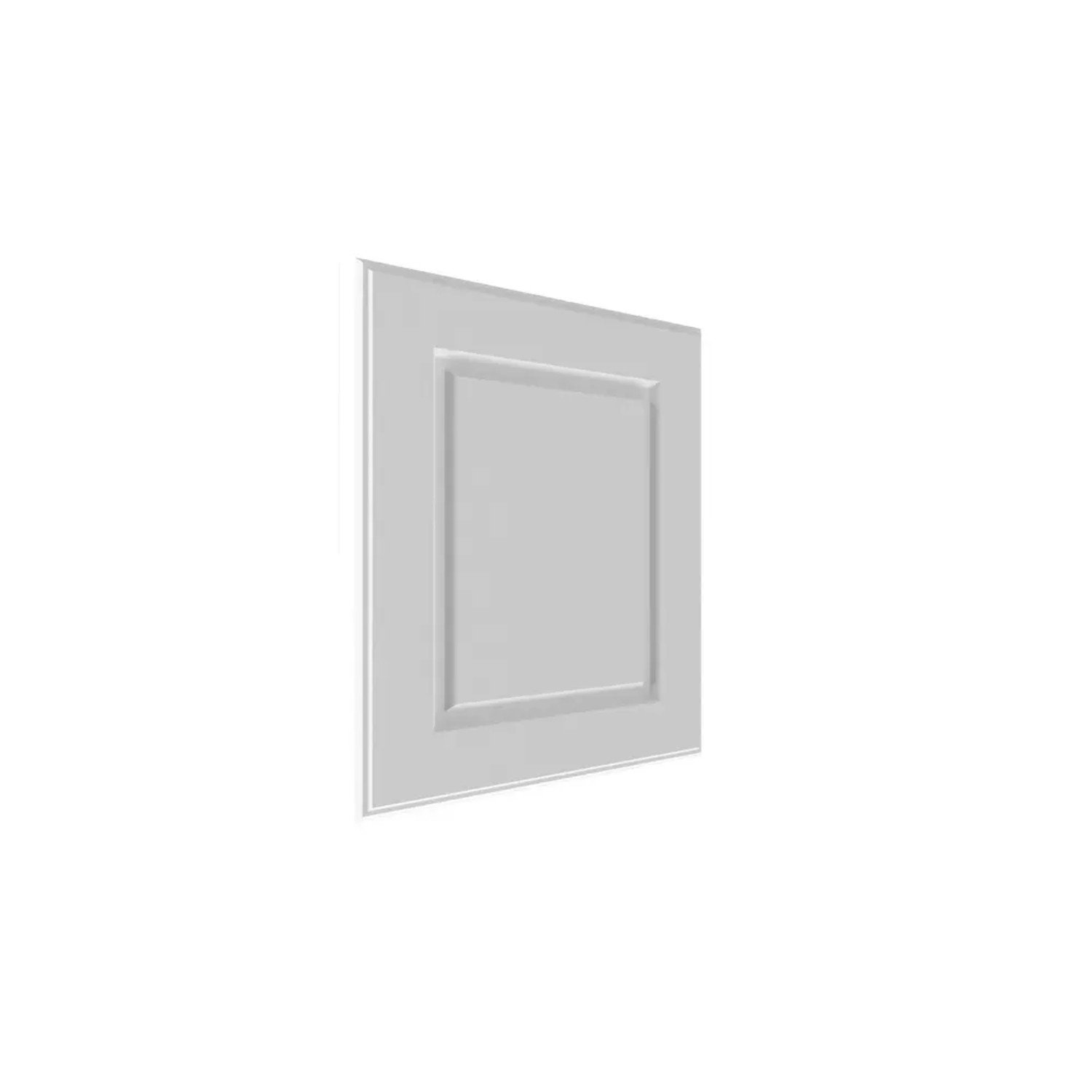 Zaślepka Modena do korpusu górnego okapowego, biały mat