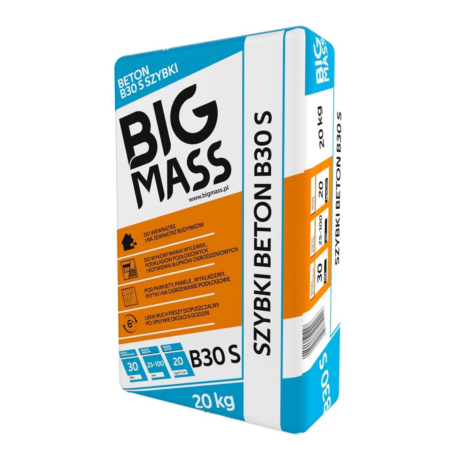 MJG Big Mass Szybki beton B30 S 20 kg
