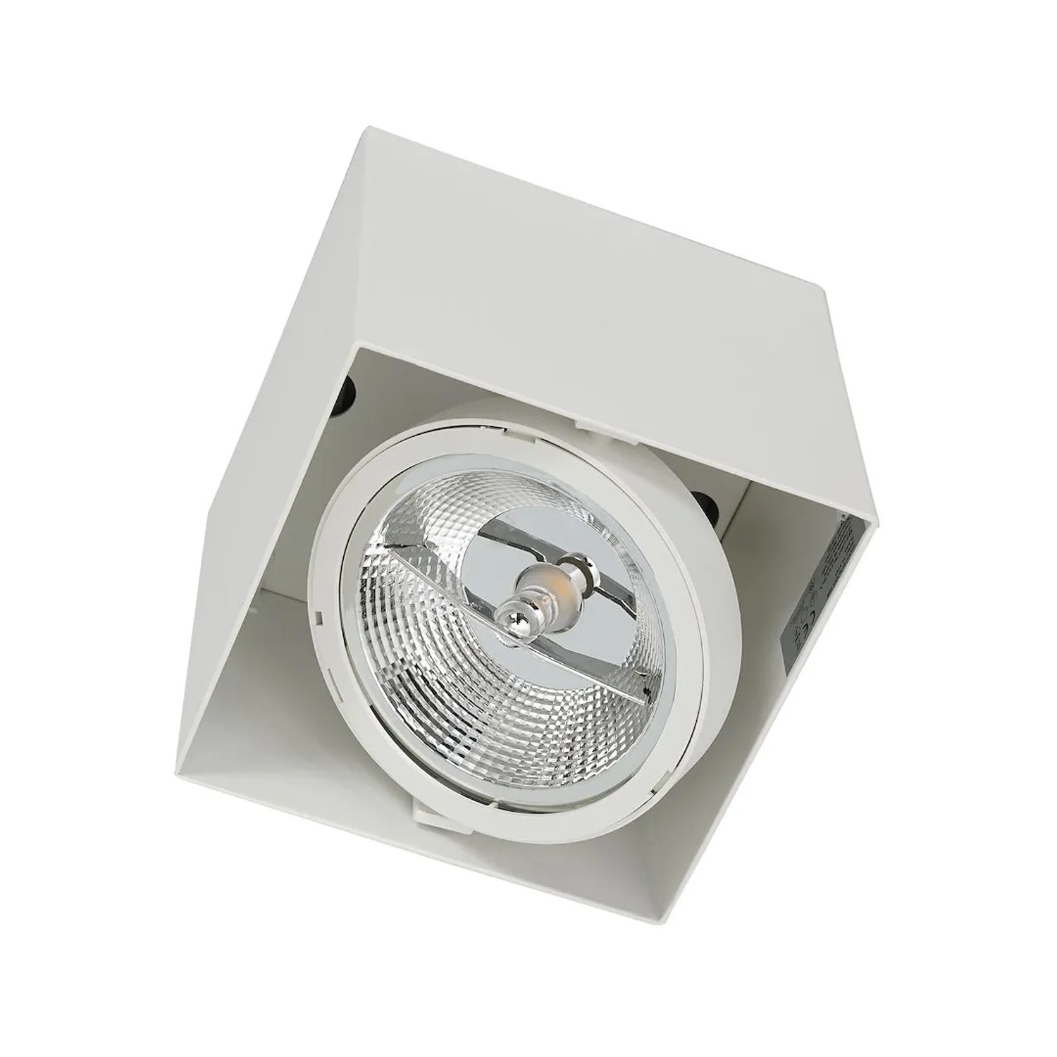 MiLAGRO Oprawa natynkowa PLAZA 1xAR111 15W LED biała