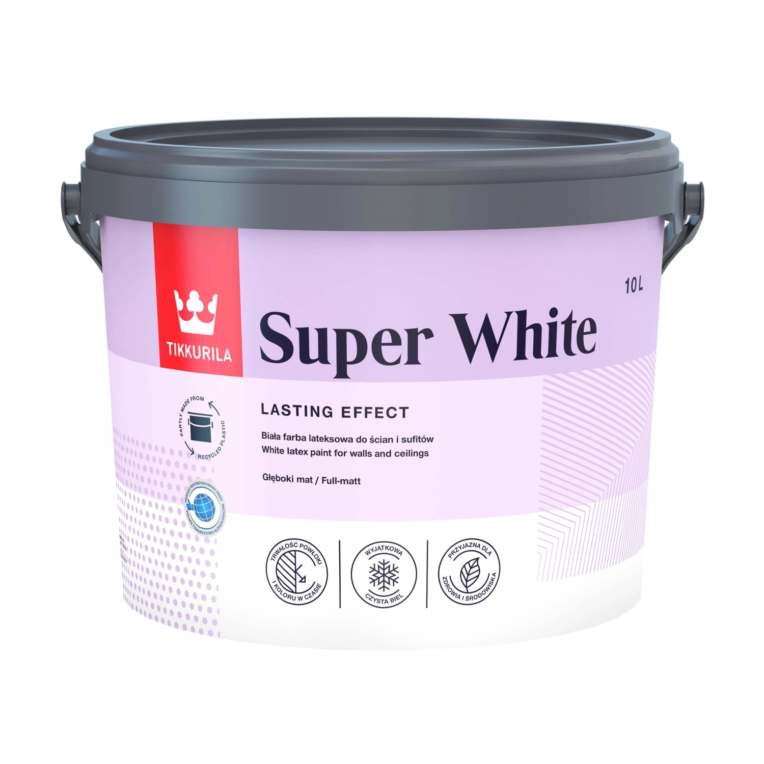 Farba Tikkurila Super White biała 10 l