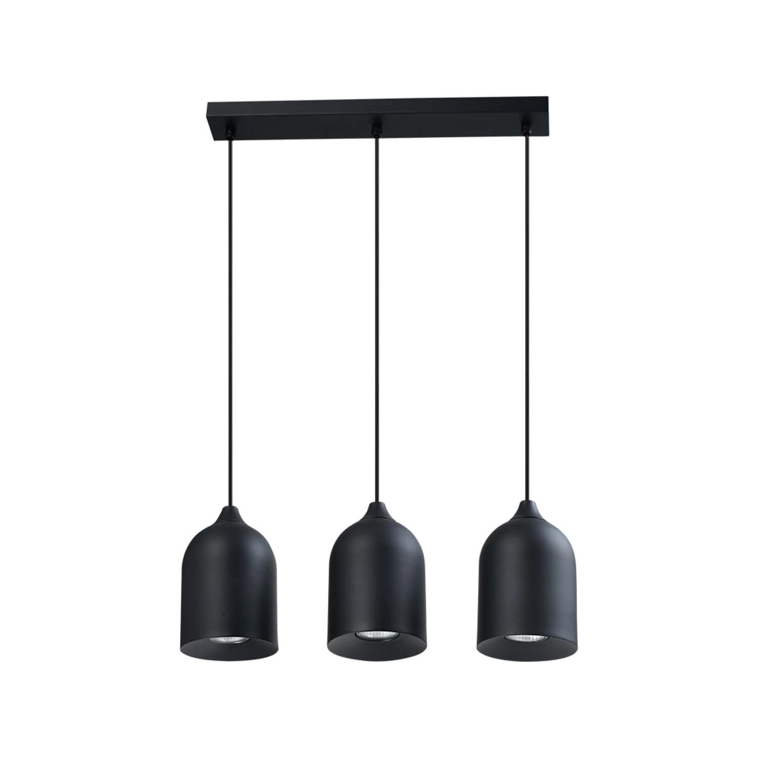 Light Prestige Lampa wisząca Nilo 3xGU10 max. 5W LED czarna