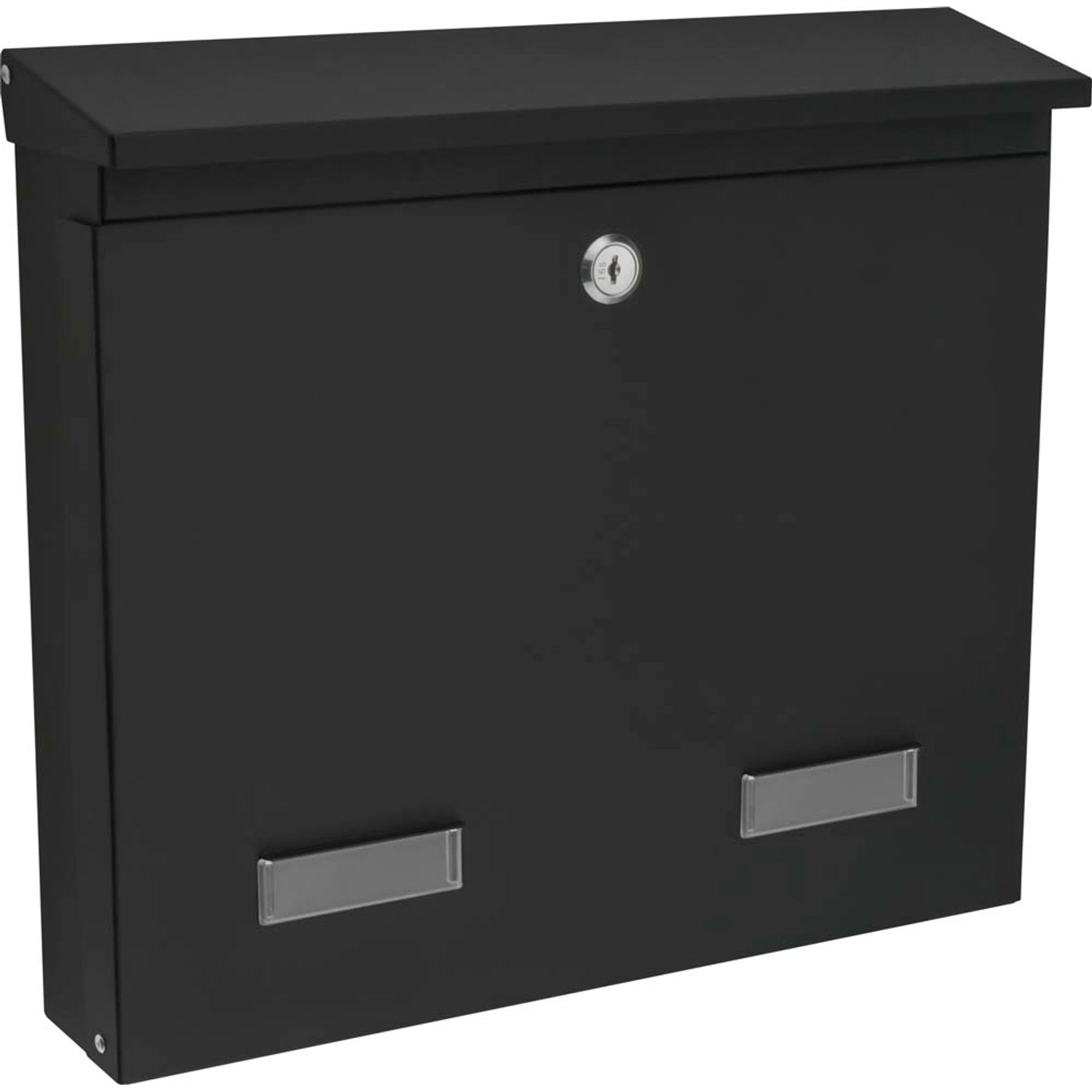 Skrzynka na listy LARGOS czarny mat 35,8 x 31,5 cm