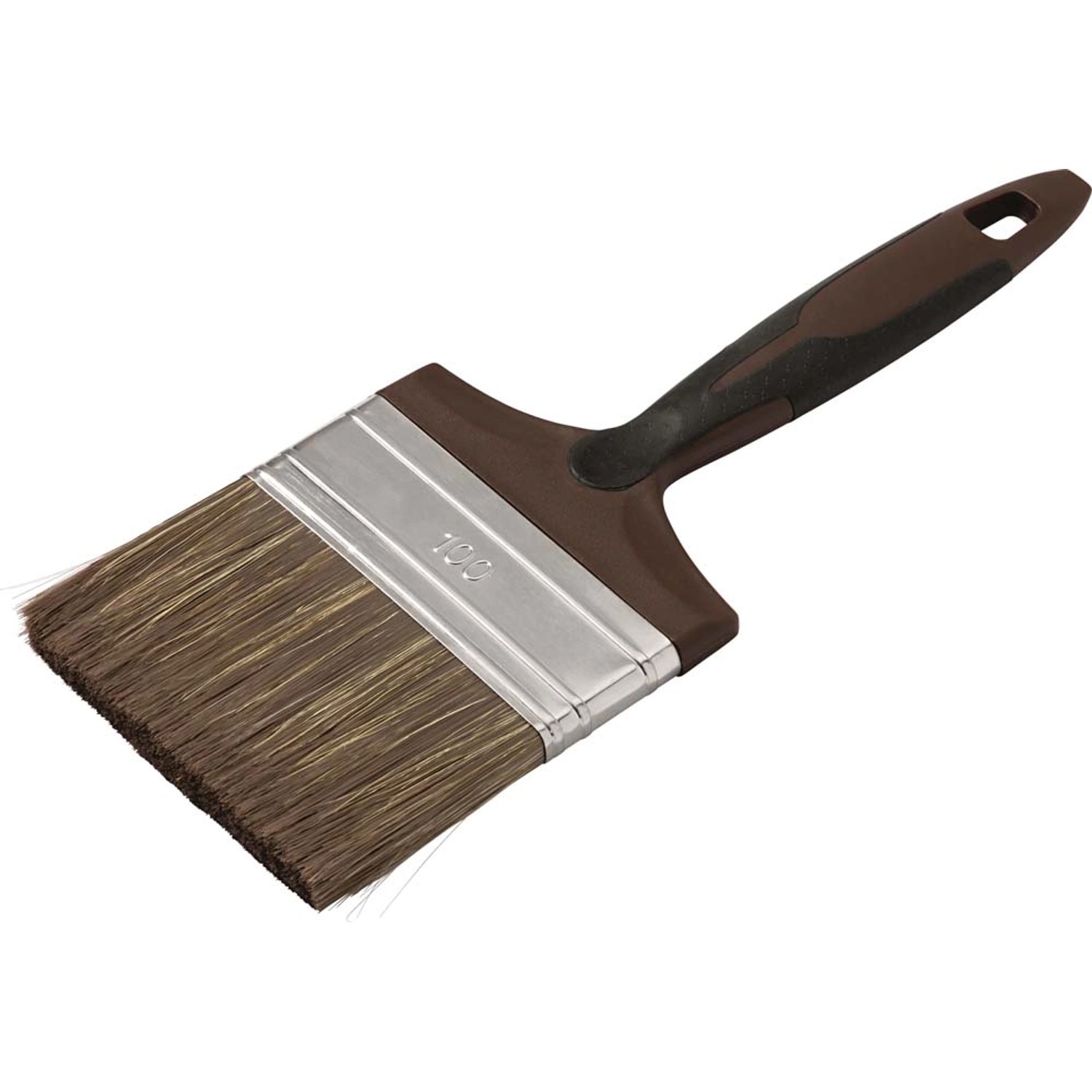 LUX-TOOLS Pędzel płaski do lazur 2K 100 mm