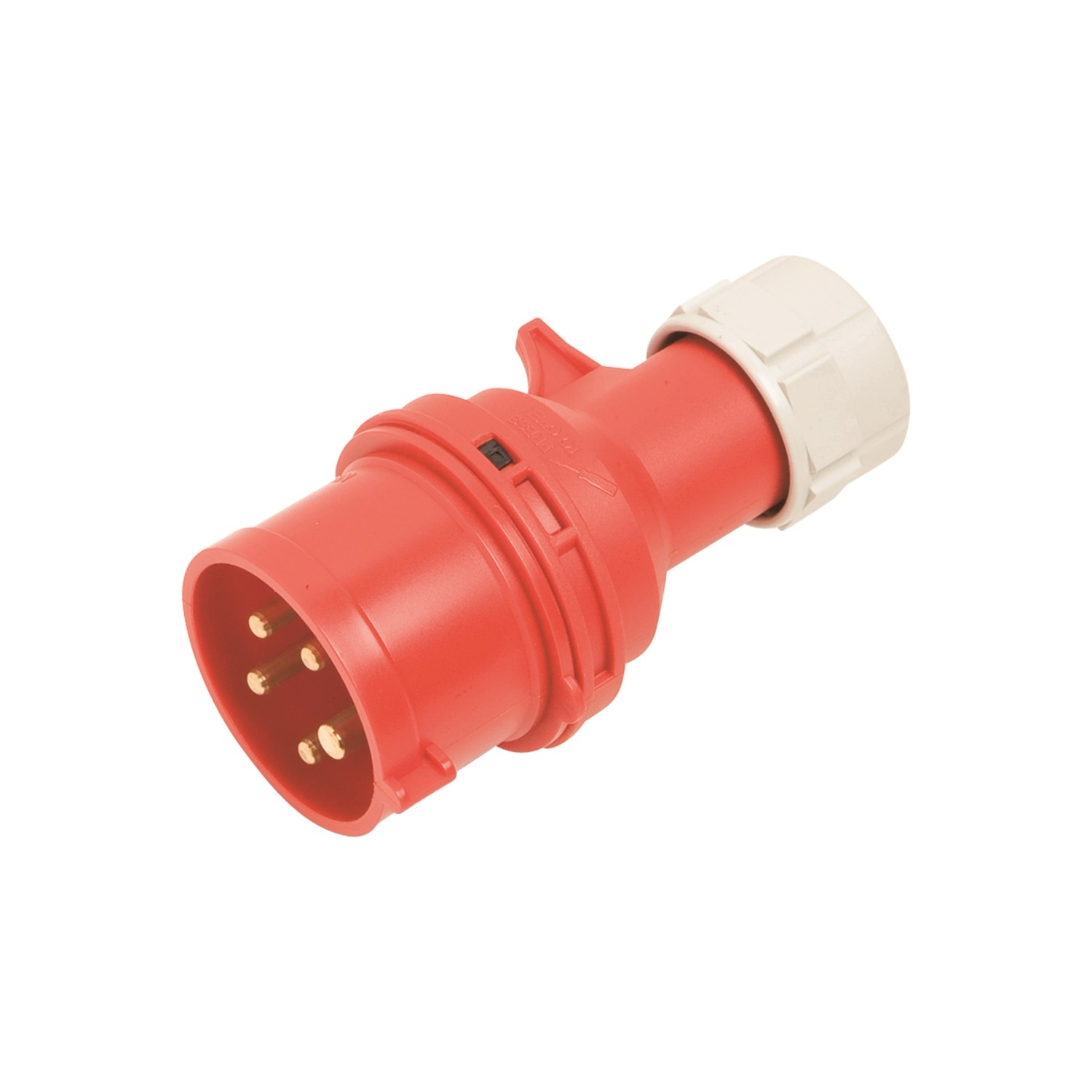 Wtyczka CEE 5-biegunowa 16 A czerwona