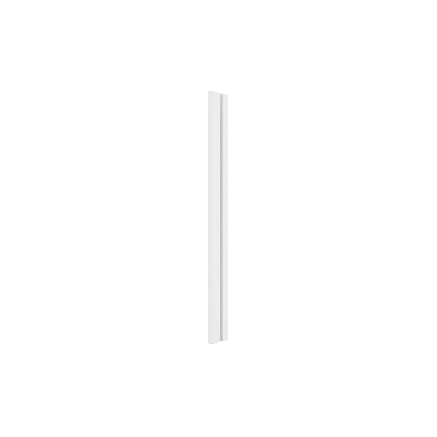 Zaślepka korpusu górnego Verona 106,8 x 5 + 106,8 x 3 cm biały mat