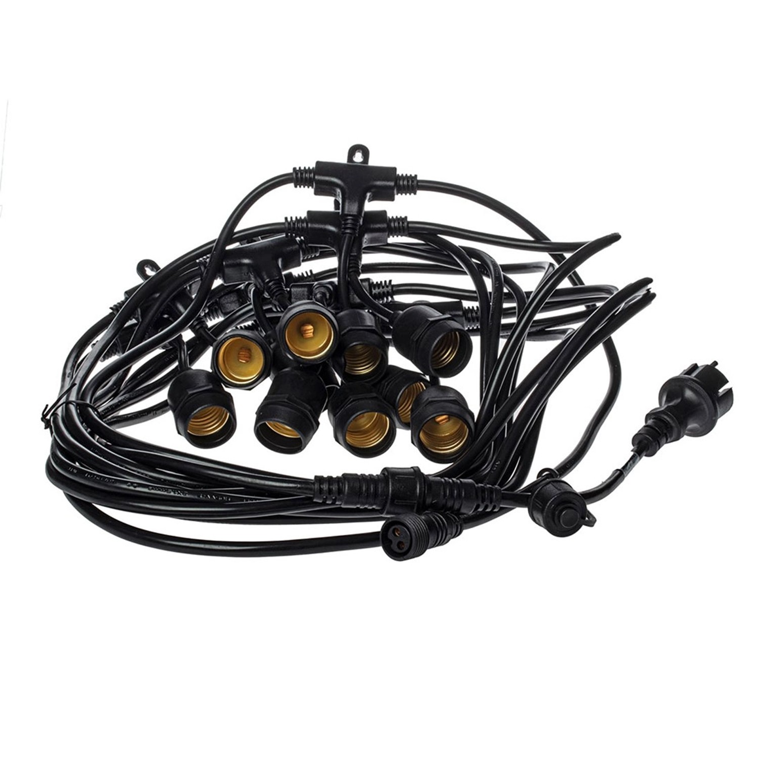 Eko-Light Girlanda ogrodowa 15xE27 - bez żarówek 15 m