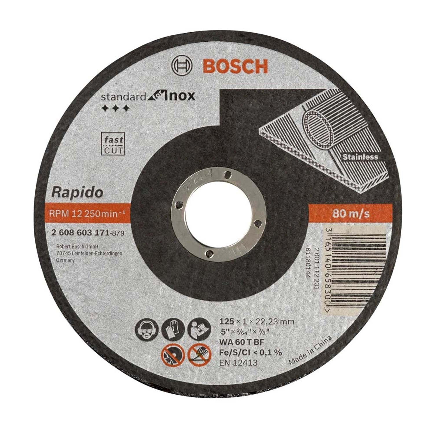 Bosch Professional Tarcza do cięcia stali inox 115 mm