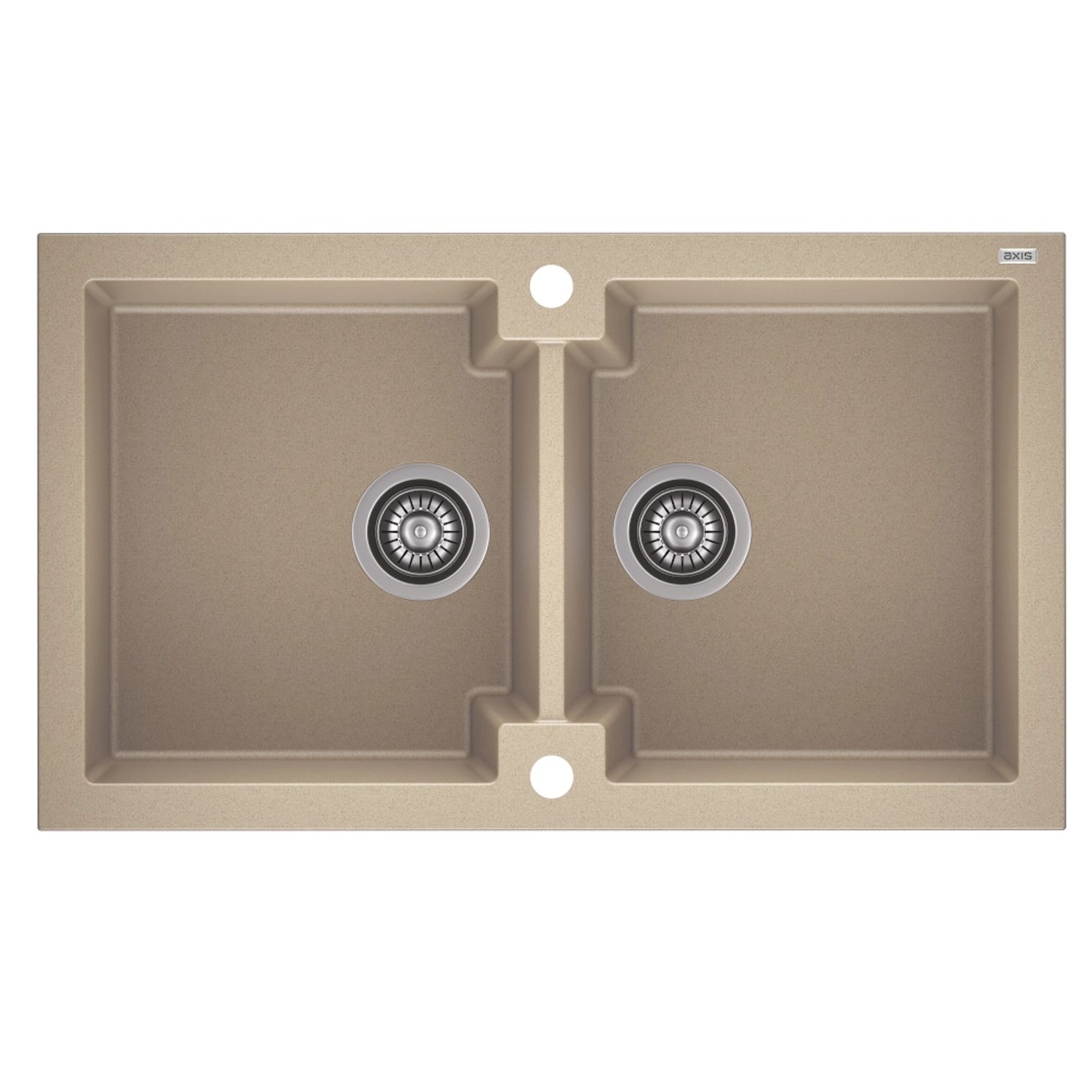 Zlewozmywak Honest 16 2-kom. beż 86x50 cm