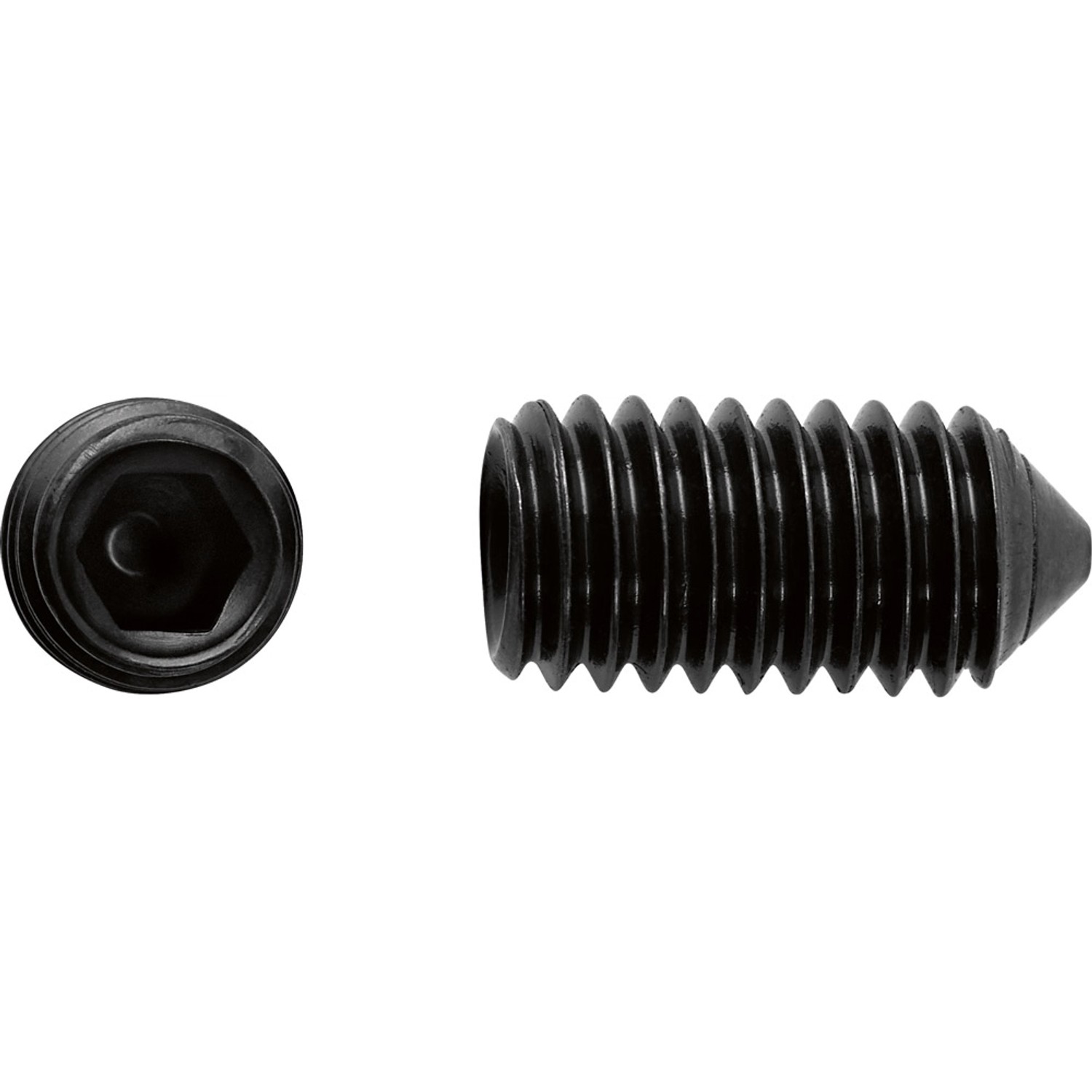 Lux-Tools Śruba zabezpieczająca imbusowa 4x10mm 8szt.