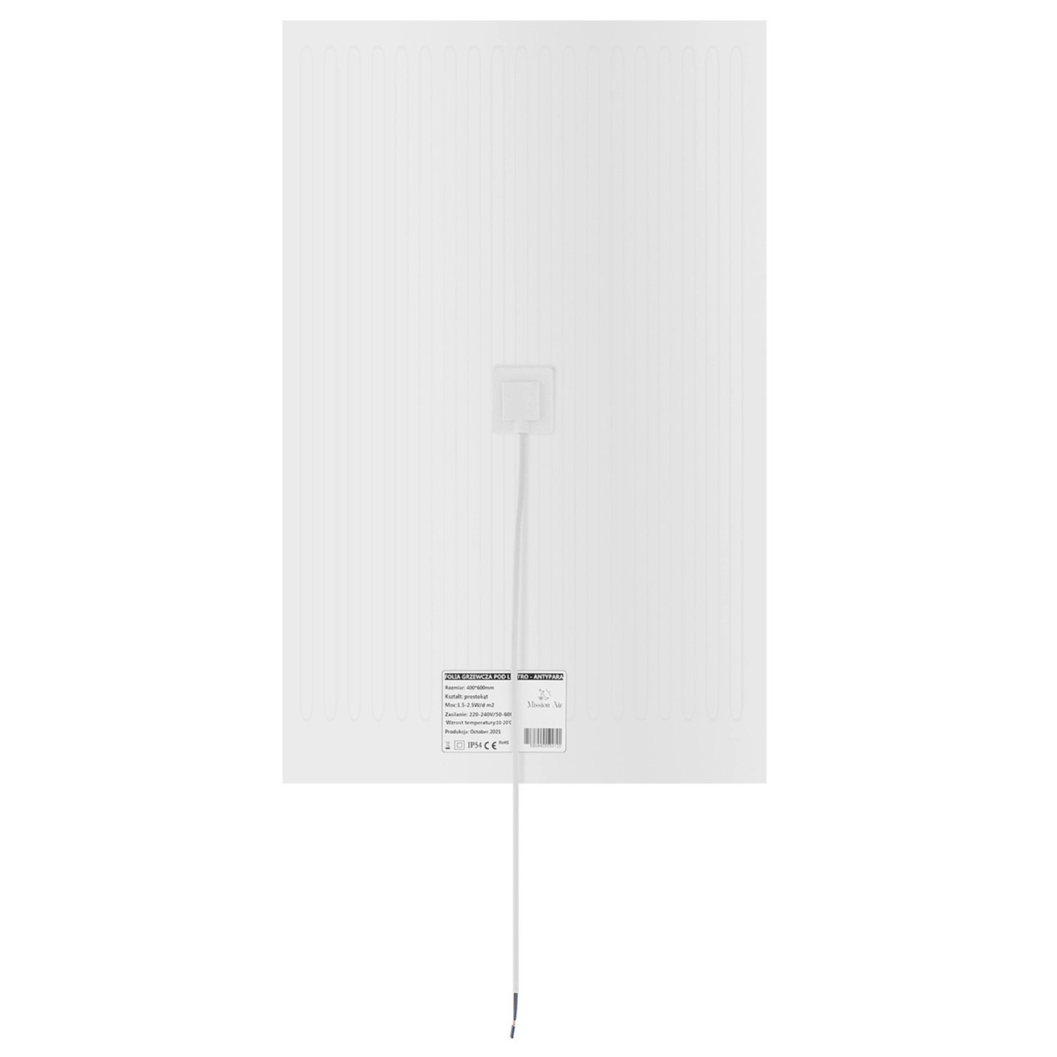 Mission Air Mata grzewcza pod lustro 30x50cm