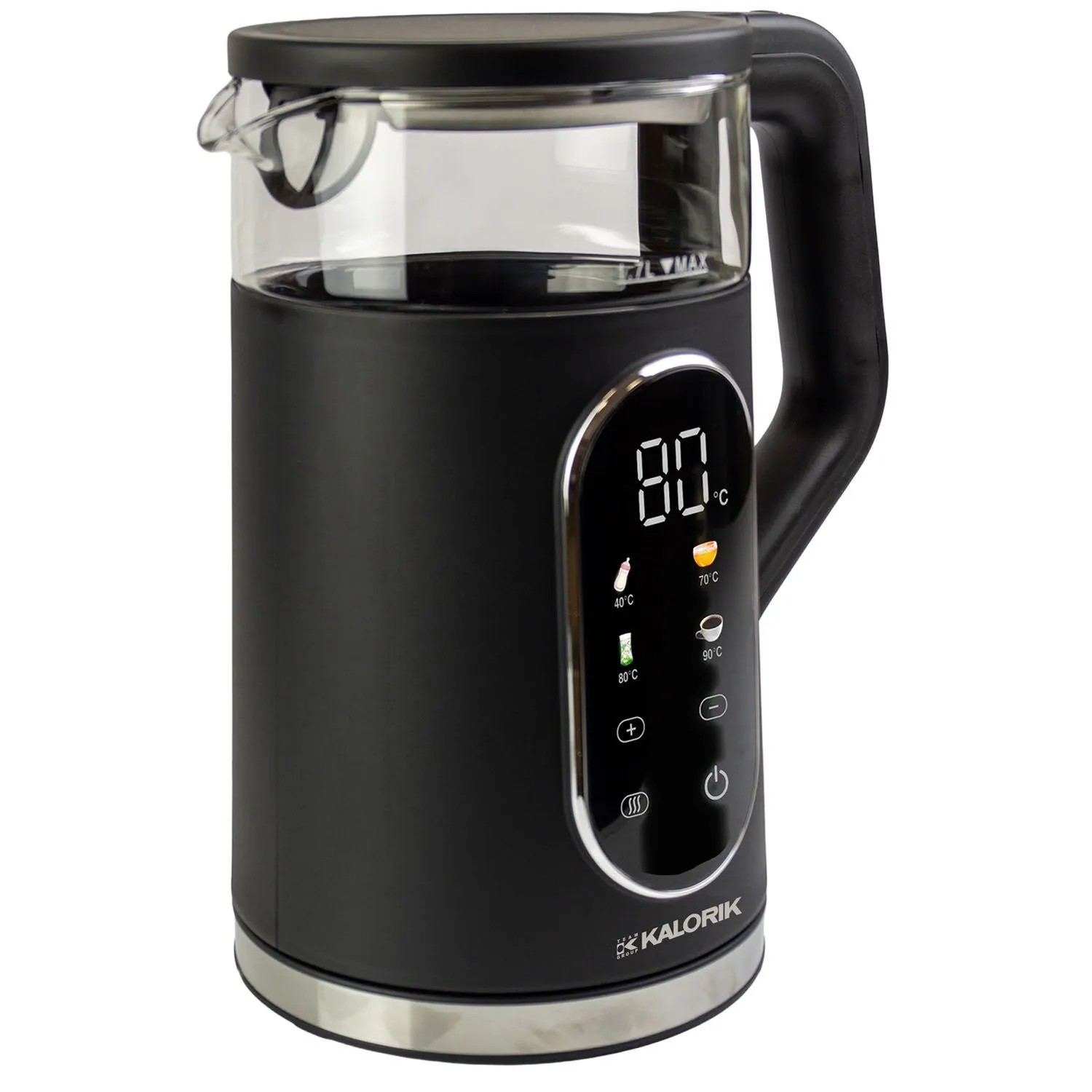 Kalorik Czajnik elektryczny bezprzewodowy JK 2001 B czarny 2200W 1,7L