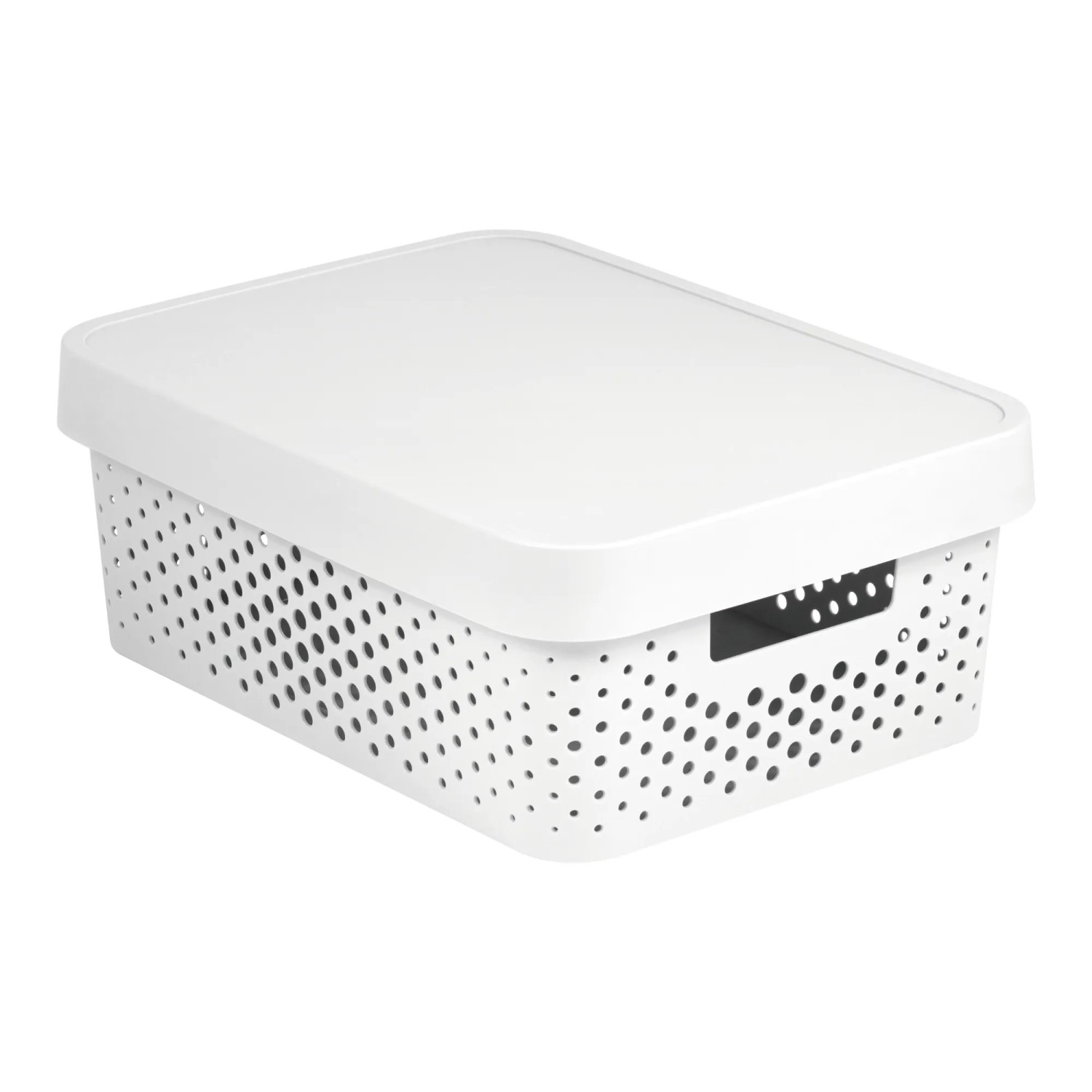 Curver Pojemnik Infinity 11 L ażurowy biały