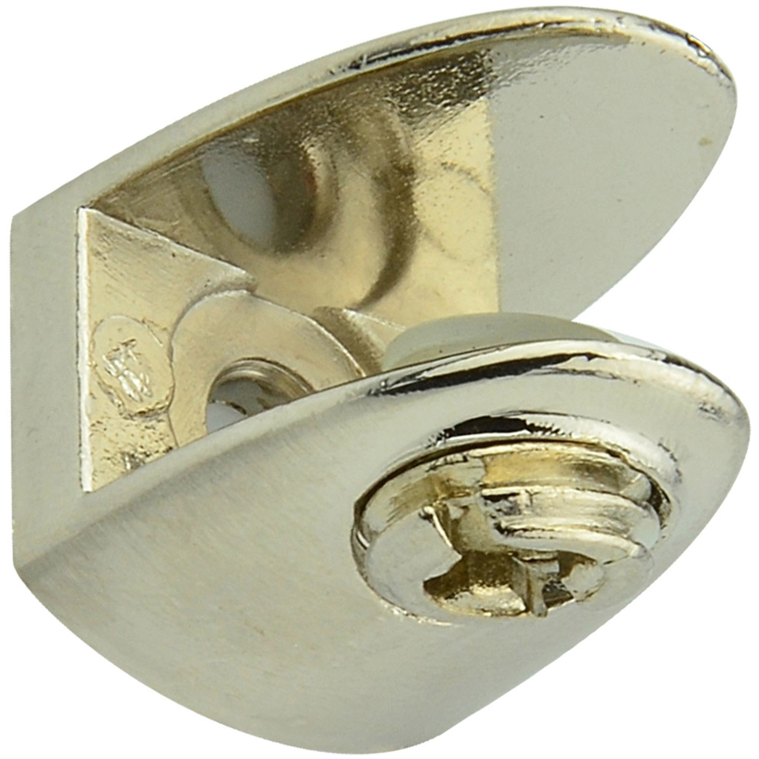 Metro Uchwyt do półki szklanej nikiel satynowy