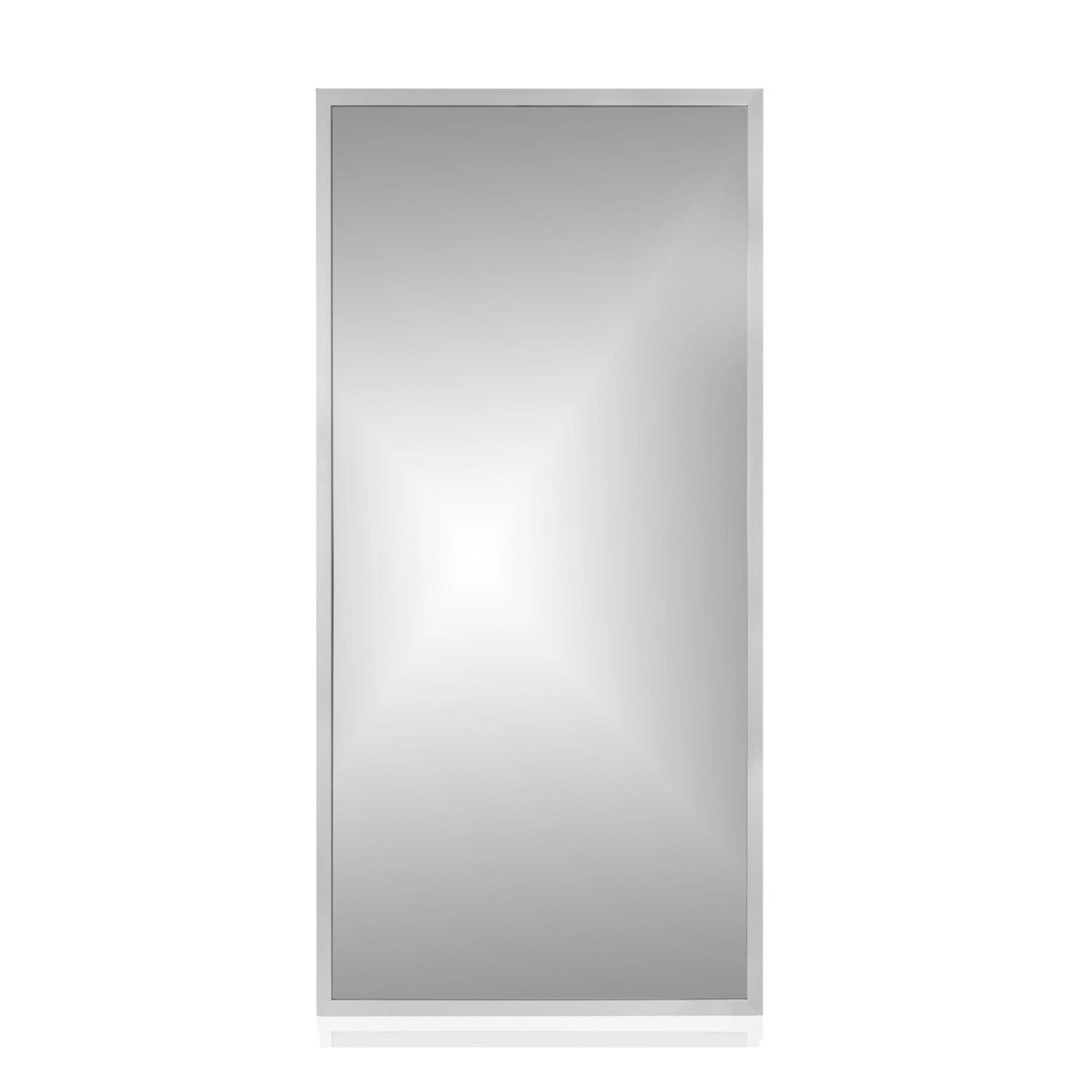 Lustro bez LED BRW Line srebrna rama 65x120