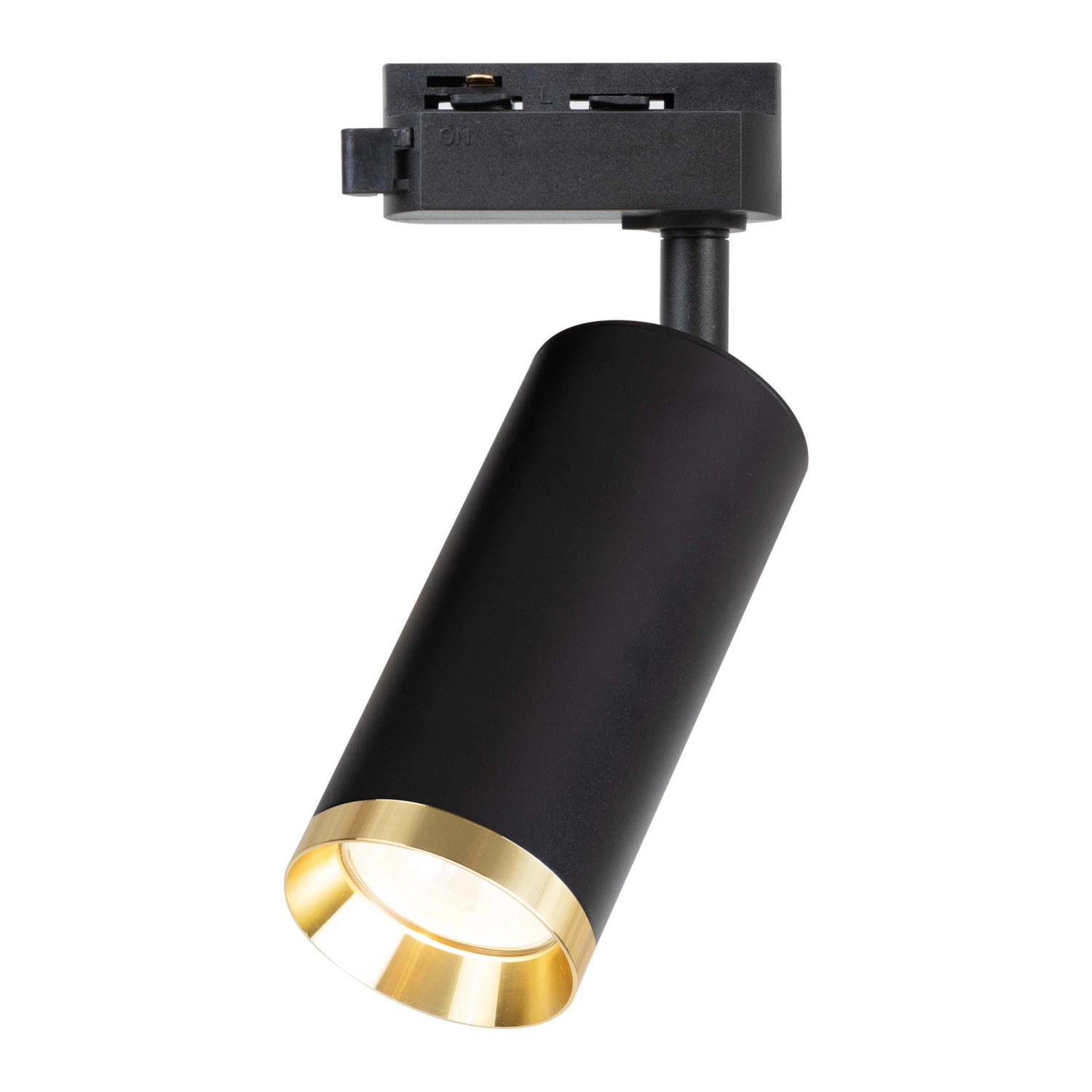 MiLAGRO Spot Mica Track 1xGU10 10W czarno-złoty