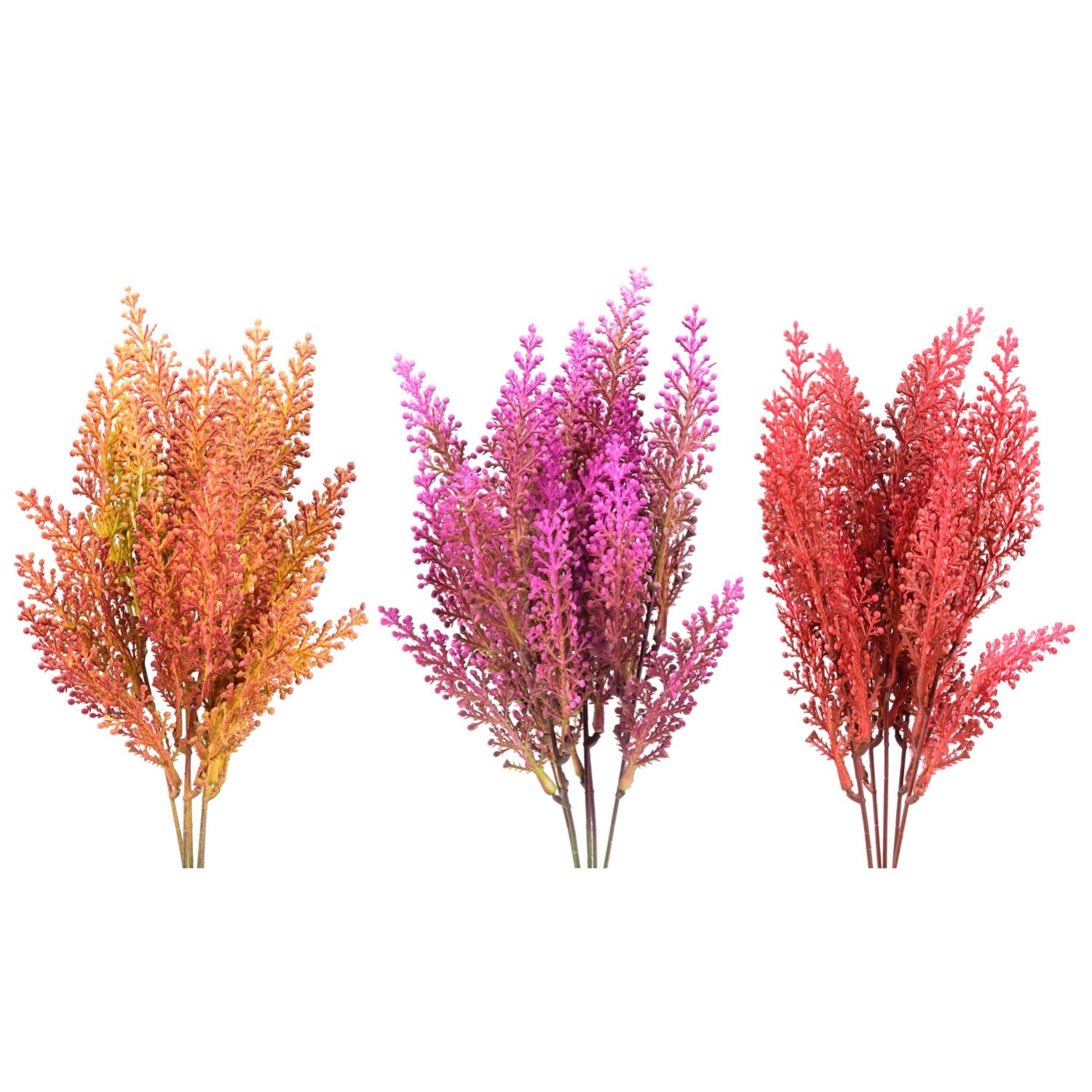 Bukiet sztuczny 5 gałązek, mix kolorów - dł. 32 cm