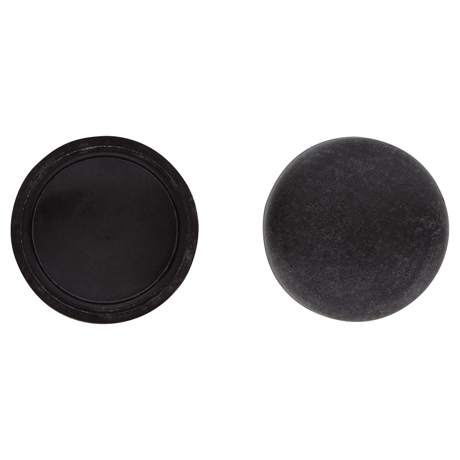 LUX Zaślepka kołpakowa O 12 mm czarna 8 sztuk