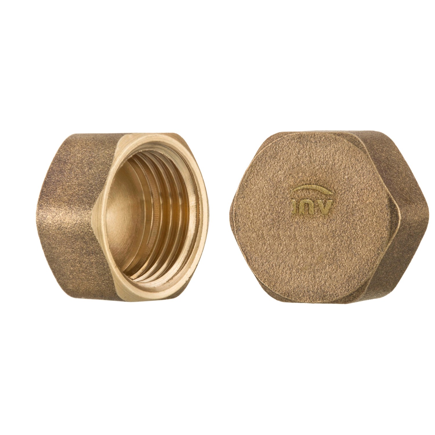 Invena Zaślepka GW mosiądz 3/8"