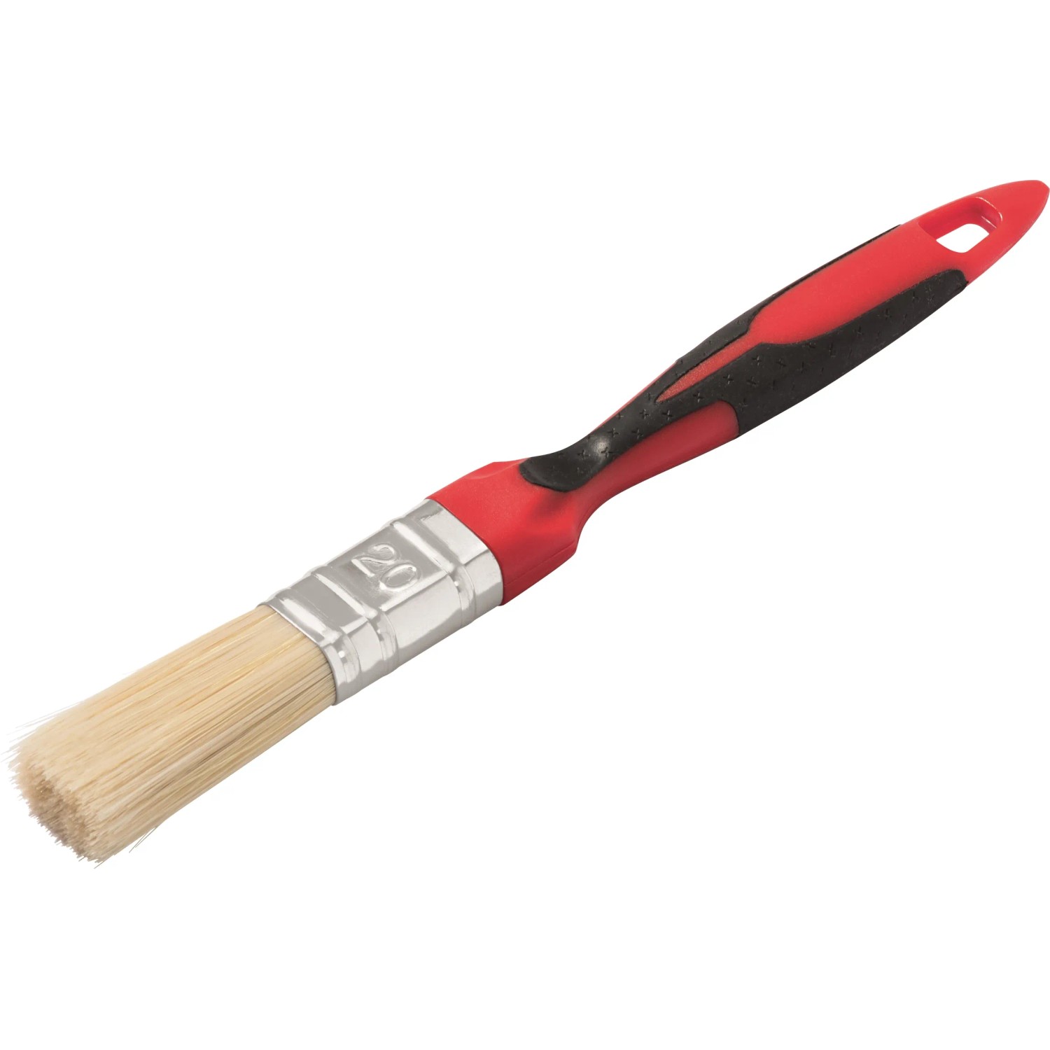 LUX-TOOLS Pędzel płaski do farb rozpuszczalnikowych 2K 20 mm