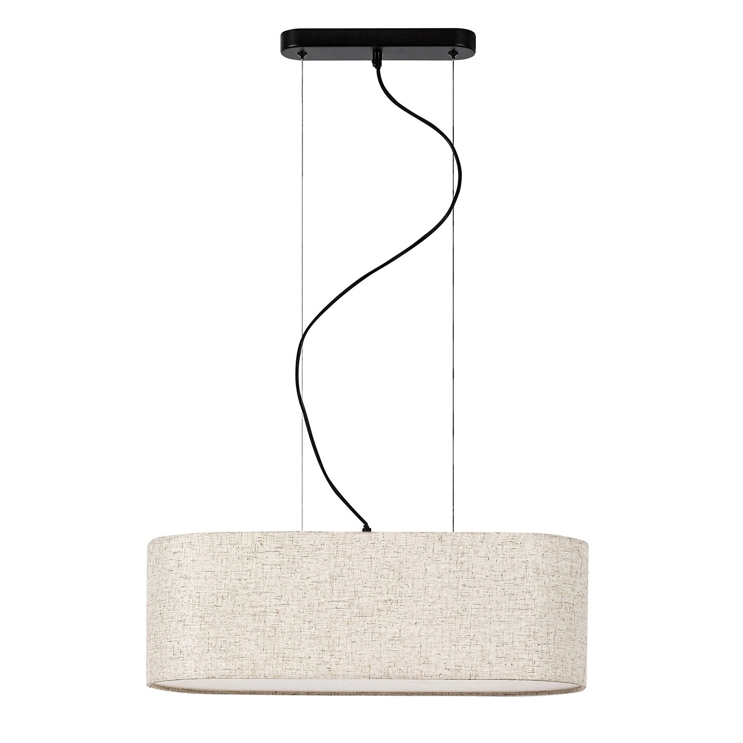 Rabalux Lampa wisząca Narmin 3x40W E27 tekstylna