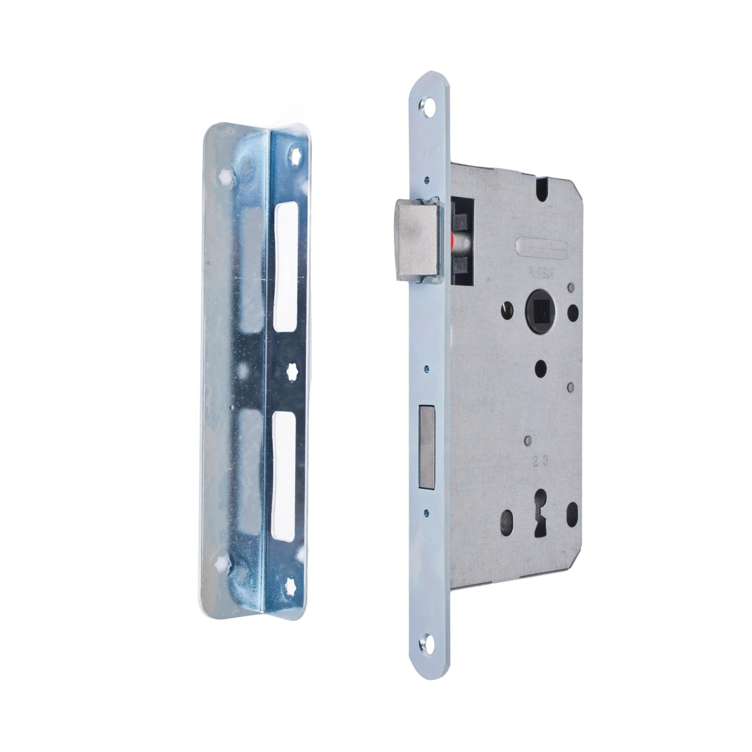 Gerda Zamek wpuszczany ocynk KL 72/55