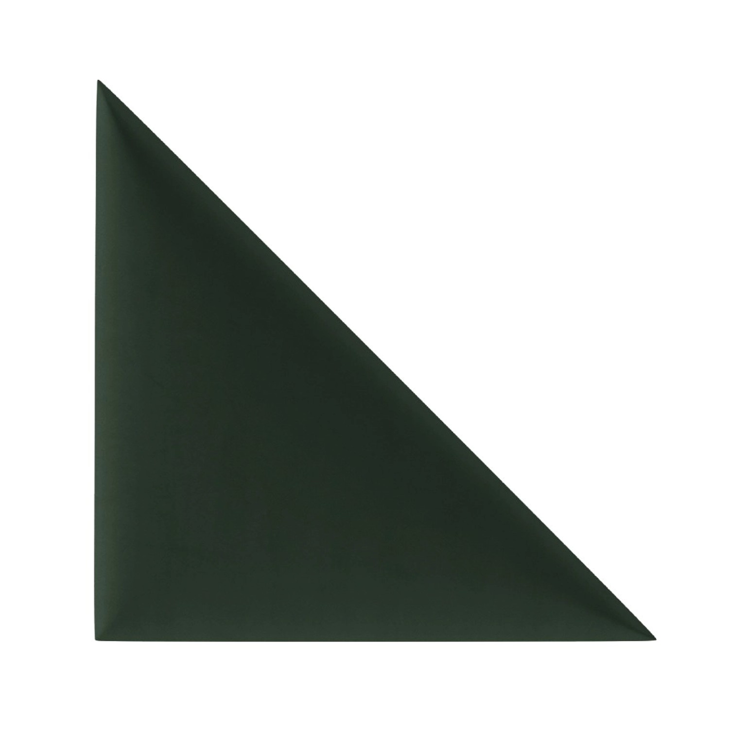 Panel tapicerowany SIMPLE trójkąt ciemnozielony 30 cm x 30 cm komplet 2 szt.