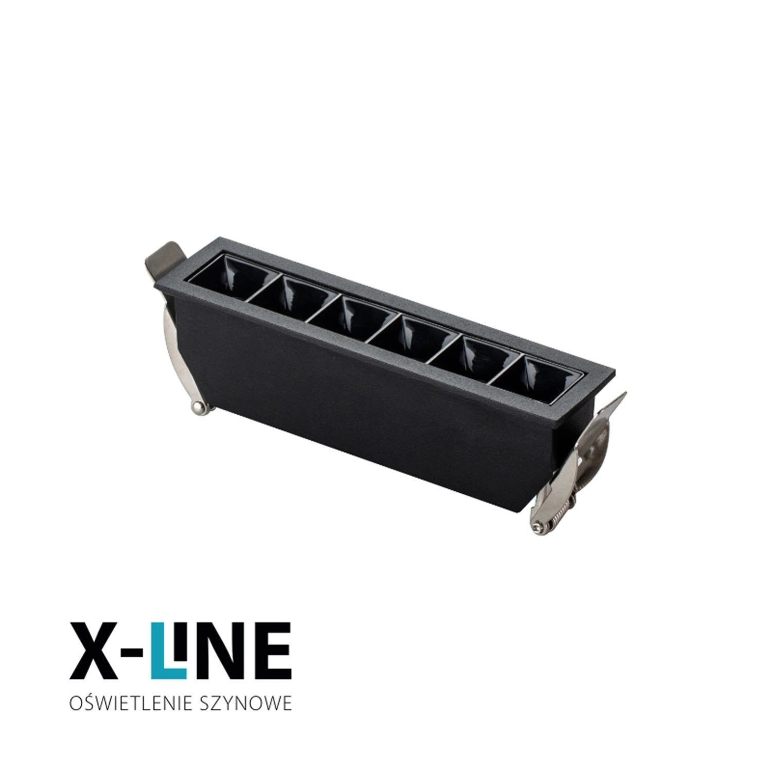 DPM Listwa LED podtynkowa liniowa 6W 4000K 540lm czarna