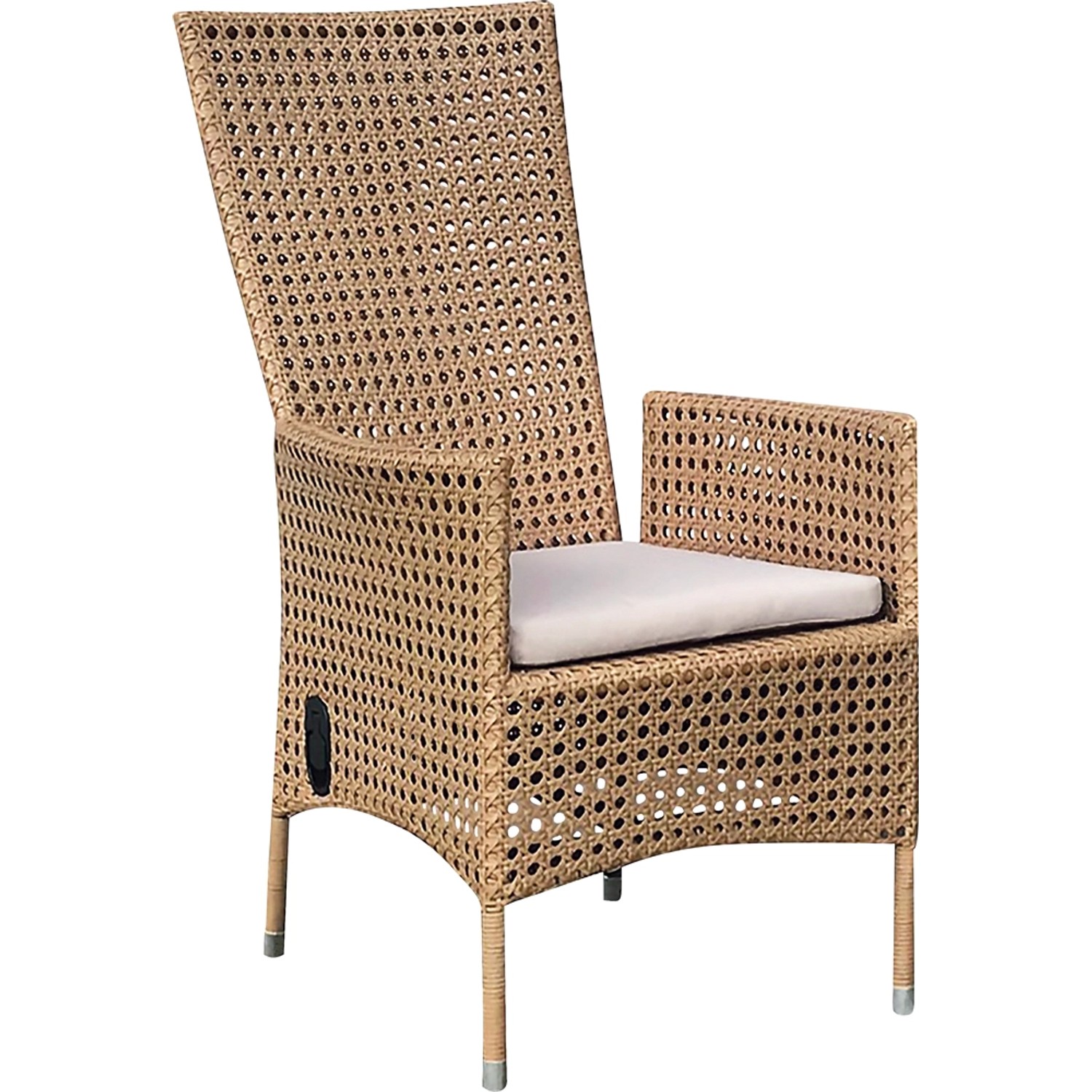 Fotel ogrodowy PERLUBI pozycyjny technorattan