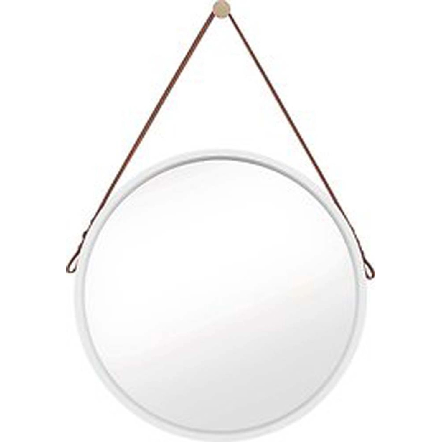 BALIV Lustro ścienne ROUND 78 białe