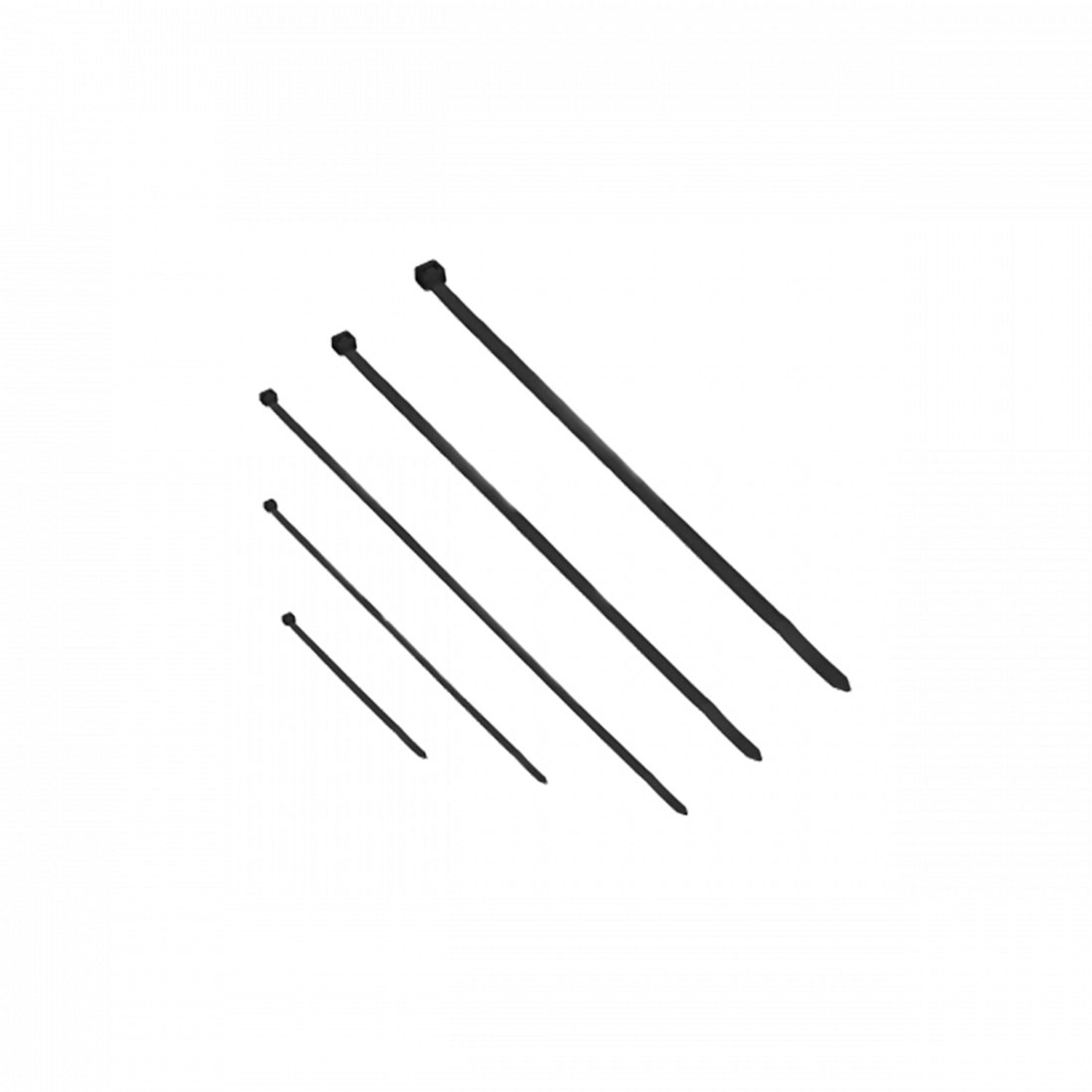 Orno Zestaw opasek kablowych 100 szt. czarne