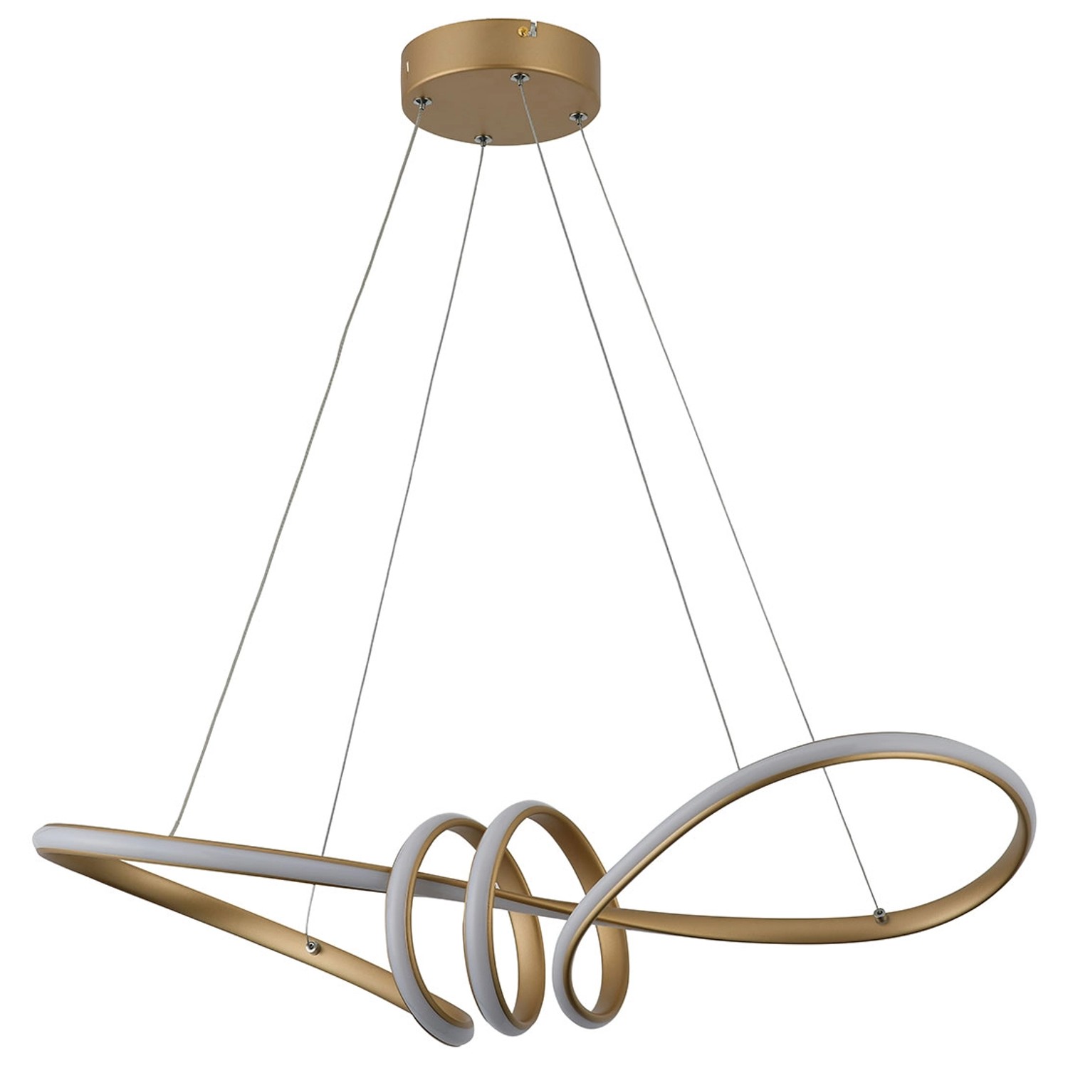 Reality Lampa wisząca LED CANBERA 40W 4000K 3200lm złota